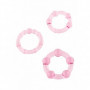 Anelli fallici rosa Stay Hard - Three Rings