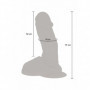 Dildo vibrante Silicone Vibrating