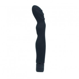 Vibratore punto G dildo liscio vibrante vaginale fallo morbido clitoride nero
