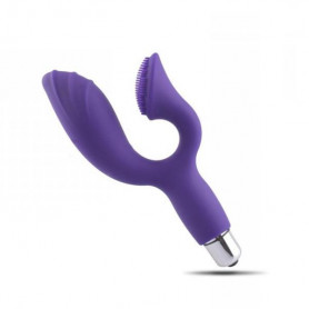 Vibratore vaginale in silicone dildo liscio vibrante doppio stimola clitoride