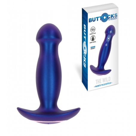 Butt plug liscio stimolatore vibrante anale dildo dilatatore morbido su e giù