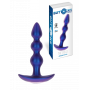 ButtPlug vibrante dildo a perline stimolatore anale fallo dilatatore in silicone