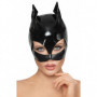 Maschera nera sexy da gatta per giochi erotici bondage sadomaso fetish catwoman