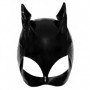 Maschera nera sexy da gatta per giochi erotici bondage sadomaso fetish catwoman