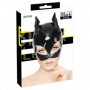 Maschera nera sexy da gatta per giochi erotici bondage sadomaso fetish catwoman