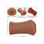 Masturbatore realistico uomo vagina finta stroker pussy toys stimolatore pene