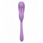 Vibratore vaginale rabbit stimolatore clitoride dildo vibrante in silicone viola