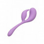 Vibratore vaginale rabbit stimolatore clitoride dildo vibrante in silicone viola