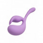 Vibratore vaginale rabbit stimolatore clitoride dildo vibrante in silicone viola