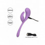 Vibratore vaginale rabbit stimolatore clitoride dildo vibrante in silicone viola