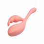Vibratore rabbit fallo doppio vaginale dildo in silicone stimolatore clitoride