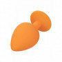 Kit butt plug in silicone set dilatatore anale dildo mini maxi con gemma chiara