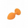 Kit butt plug in silicone set dilatatore anale dildo mini maxi con gemma chiara