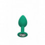 Set dilatatore anale in silicone kit buttplug mini max fallo con gioiello chiaro