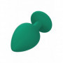 Set dilatatore anale in silicone kit buttplug mini max fallo con gioiello chiaro