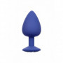 Kit plug anale sex set fallo in silicone dilatatore mini maxi dildo con gioiello