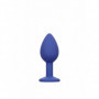 Kit plug anale sex set fallo in silicone dilatatore mini maxi dildo con gioiello