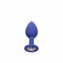Kit plug anale sex set fallo in silicone dilatatore mini maxi dildo con gioiello