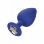 Kit plug anale sex set fallo in silicone dilatatore mini maxi dildo con gioiello