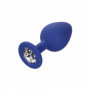 Kit plug anale sex set fallo in silicone dilatatore mini maxi dildo con gioiello