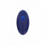 Plug vibrante stimolatore anale dildo dilatatore a sfere fallo in silicone blu