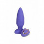 Plug in silicone vibrante massaggiatore anale fallo dilatatore dildo stimolatore