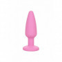 Kit Plug in silicone set dilatatore anale sonda con gemma rosa fallo stimolatore