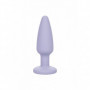 Set dilatatore anale in silicone kit plug fallo liscio mini maxi dildo con gemma