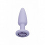 Set dilatatore anale in silicone kit plug fallo liscio mini maxi dildo con gemma