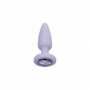 Set dilatatore anale in silicone kit plug fallo liscio mini maxi dildo con gemma