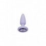 Set dilatatore anale in silicone kit plug fallo liscio mini maxi dildo con gemma