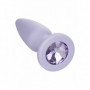 Set dilatatore anale in silicone kit plug fallo liscio mini maxi dildo con gemma