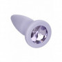Set dilatatore anale in silicone kit plug fallo liscio mini maxi dildo con gemma