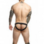 Perizoma uomo lingerie erotica abbigliamento intimo maschile sospensorio giallo