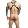 Harness body uomo pettorina con anello in metallo maschile lingerie sexy hot men