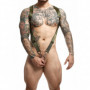 Imbragatura erotica uomo body harness con anello per pene intimo maschile sexy