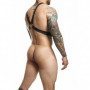 Imbragatura erotica maschile body harness con anello fallico intimo sexy uomo
