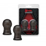 Stimolatore seno a ventosa in silicone nero succhia capezzoli Nipple Sucker set