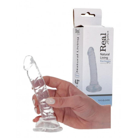 Fallo piccolo con ventosa dildo realistico vaginale anale pene finto mini 4,5"