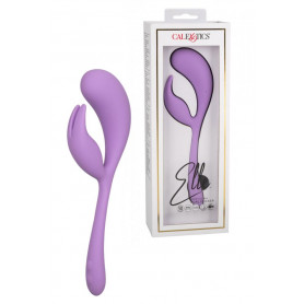 Vibratore vaginale rabbit stimolatore clitoride dildo vibrante in silicone viola