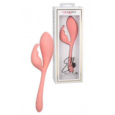 Vibratore rabbit fallo doppio vaginale dildo in silicone stimolatore clitoride