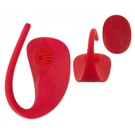 Stimolatore vaginale anale clitorideo vibrante vibratore per slip in silicone