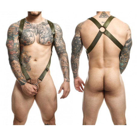 Harness body uomo pettorina con anello in metallo maschile lingerie sexy hot men