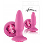 Fallo anale con pietra dilatatore in silicone stimolatore liscio dildo piccolo