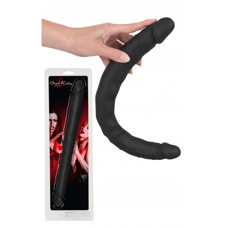 Fallo in silicone realistico doppio dildo vaginale anale pene finto maxi morbido