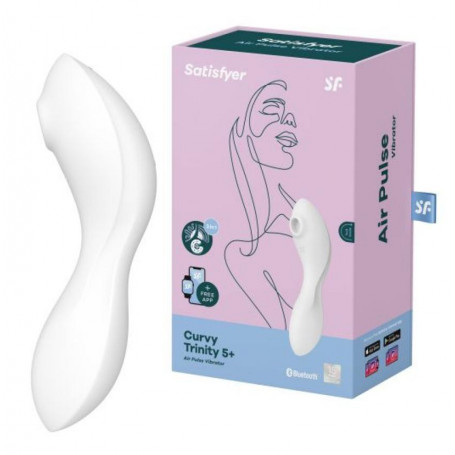Curvy Trinity5+ Succhia clitoride vibratore vaginale stimolatore vibrante puntoG