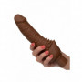 Vibratore vaginale con stimolatore per clitoride fallo vibrante anale pene finto