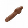 Vibratore vaginale con stimolatore per clitoride fallo vibrante anale pene finto