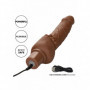 Vibratore vaginale con stimolatore per clitoride fallo vibrante anale pene finto