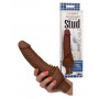 Vibratore vaginale con stimolatore per clitoride fallo vibrante anale pene finto